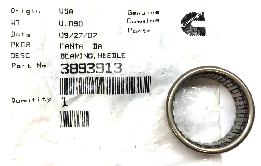 Cummins Needle Bearing 3893913 NOS