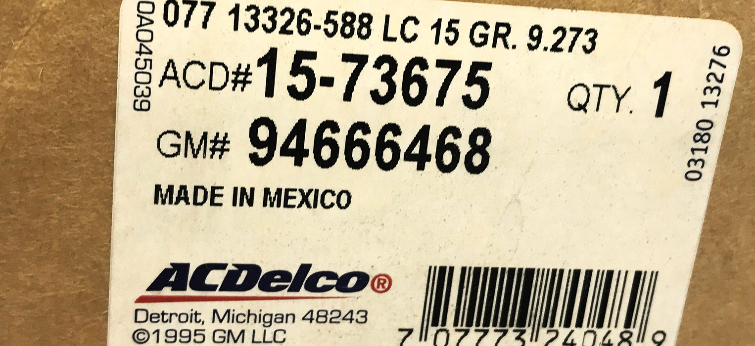ACDelco A/C & Heater Control Instrument Panel 15-73675 (94666468) NOS