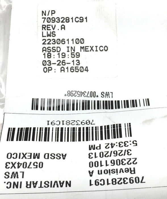 International Harness Kit 7093281C91 NOS