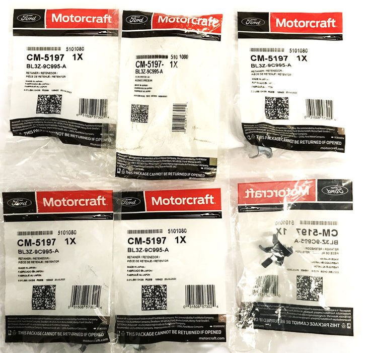 Motorcraft Fuel Injector Clip CM-5197 [Lot of 6] NOS