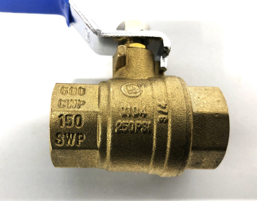 Tipco 600WOG 150WSP 1/2PSI 600CWP 150SWP 3/4 Inch Ball Valve 5G1258 NOS