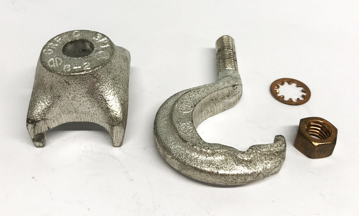 Hubbell Burndy Universal Grounding Clamp GRF4C3 NOS