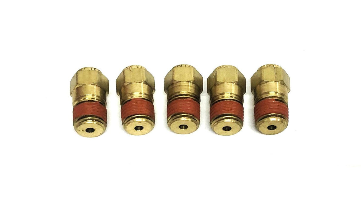 Alkon DOT A Brass Fitting 1/4 Inch OD [Lot of 5] NOS