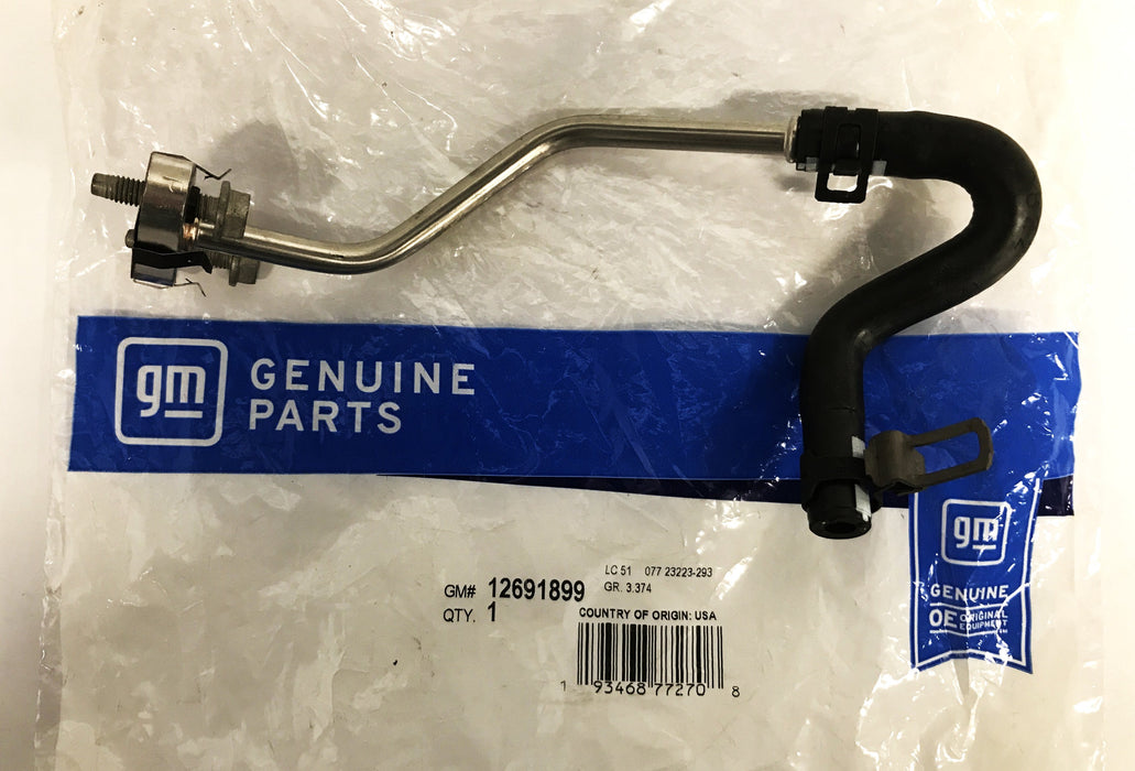 GM Turbocharger Coolant Return Line 12691899 NOS