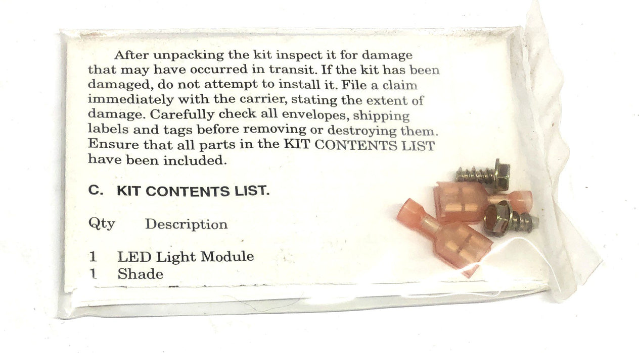 Federal Signal Amber Upgrade GEN3 Light Clip Bar XC1LBK-A NOS - GTS SPECIAL