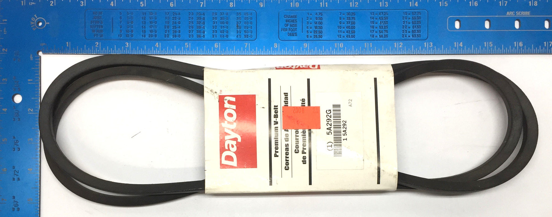 Dayton Premium V-Belt 5A292G [Lot of 5] NOS