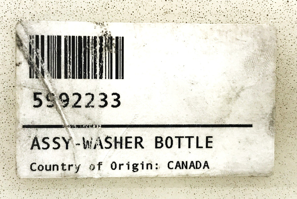 New Flyer Windshield Wiper Fluid Bottle Assembly 592233 NOS