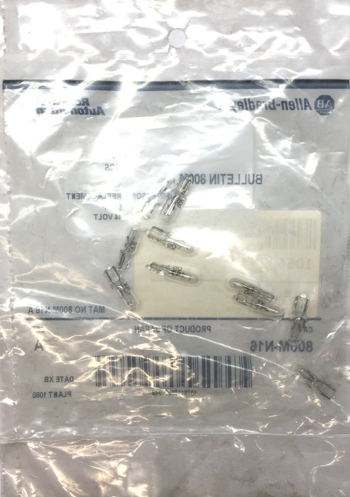 Allen-Bradley 800M-N16 Replacement Bulb Pack 105632 (10pcs) NOS