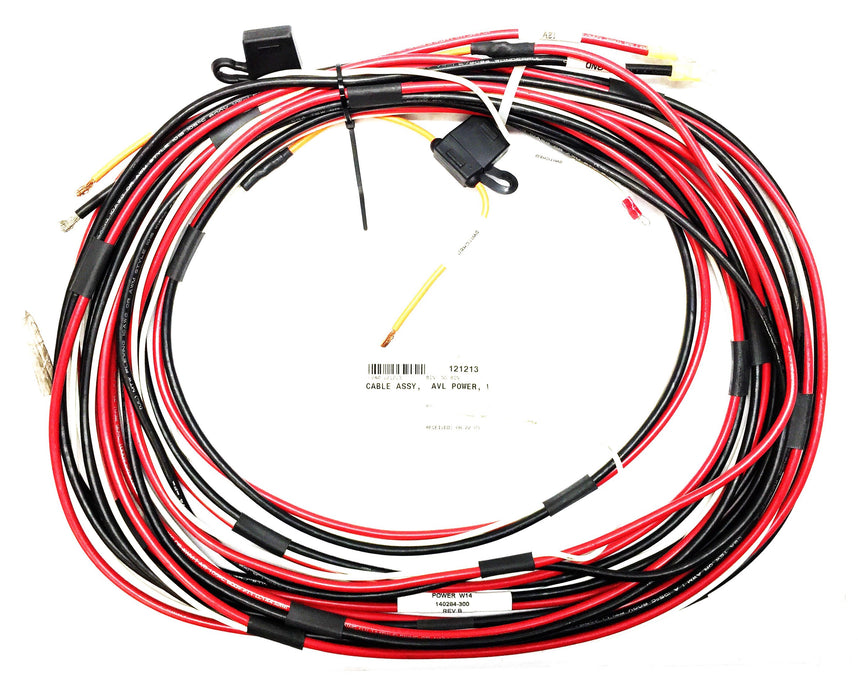 AVL Automatic Vehicle Location Power Fused Wire Assembly 140284-300 Rev.B NOS