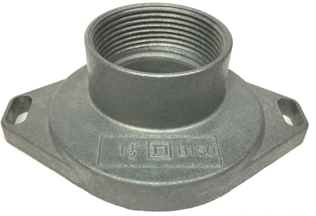 Square D B150 1 1/2" Bolt-On Hub for Conduit & Devices with "B" Hub Openings NOS
