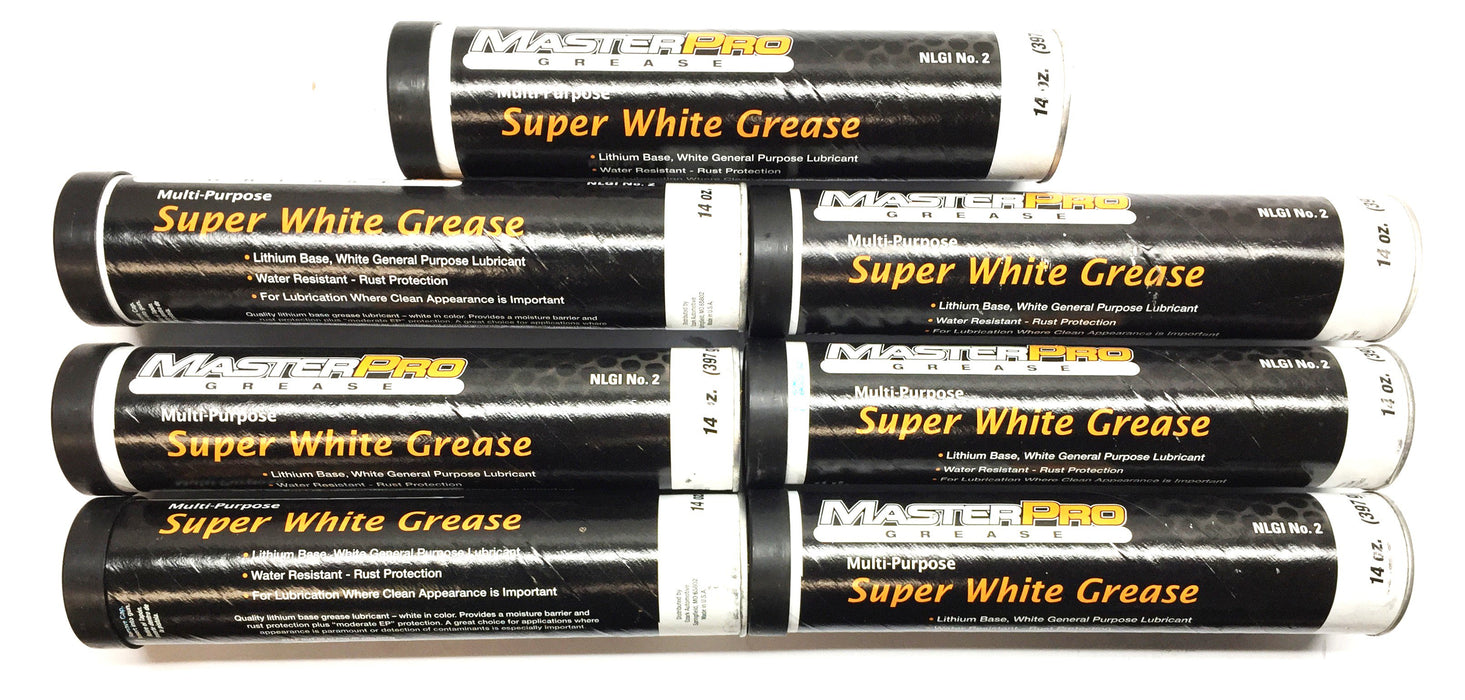MasterPro 14 oz. Super White Grease 90368 [Lot of 7] NOS