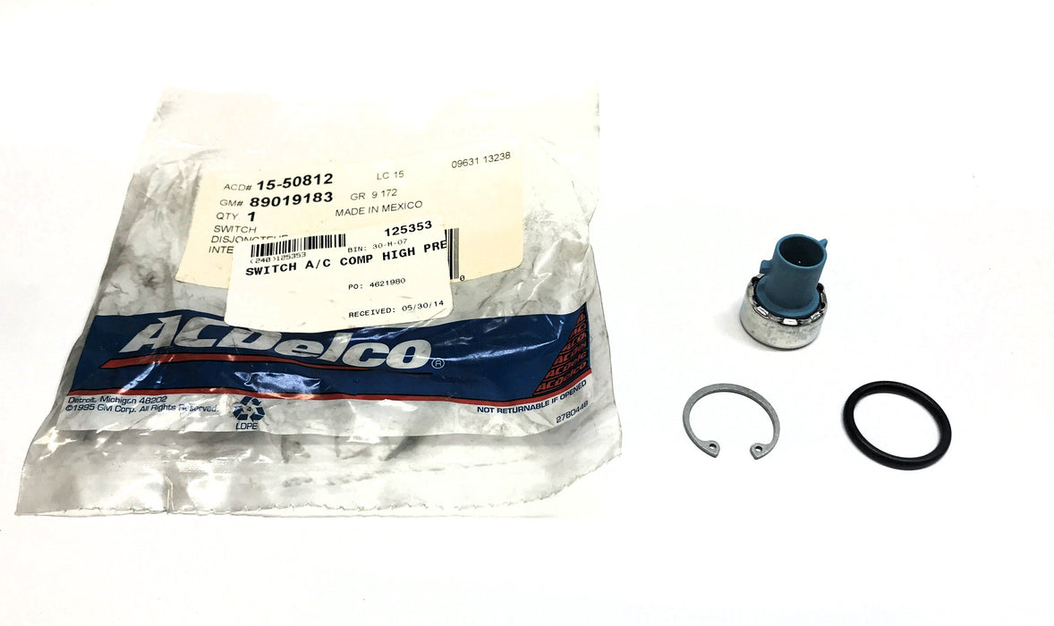 ACDelco A/C Pressure Switch 15-50812 (89019183) NOS