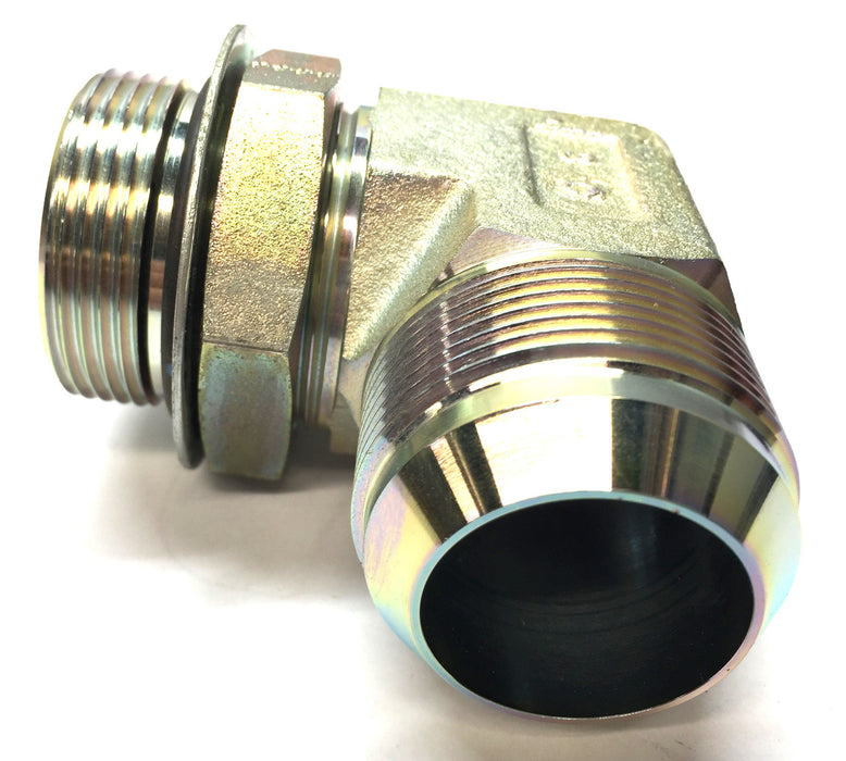 Aeroquip 90-Degree Hydraulic Adapter Elbow 2062-20-20S NOS