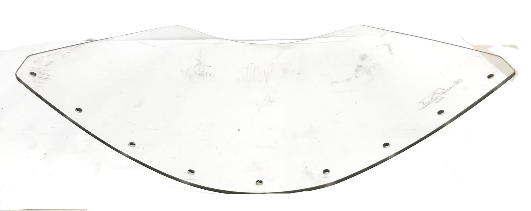 GE Lexan Motorcycle Front Shield AS-6 USED