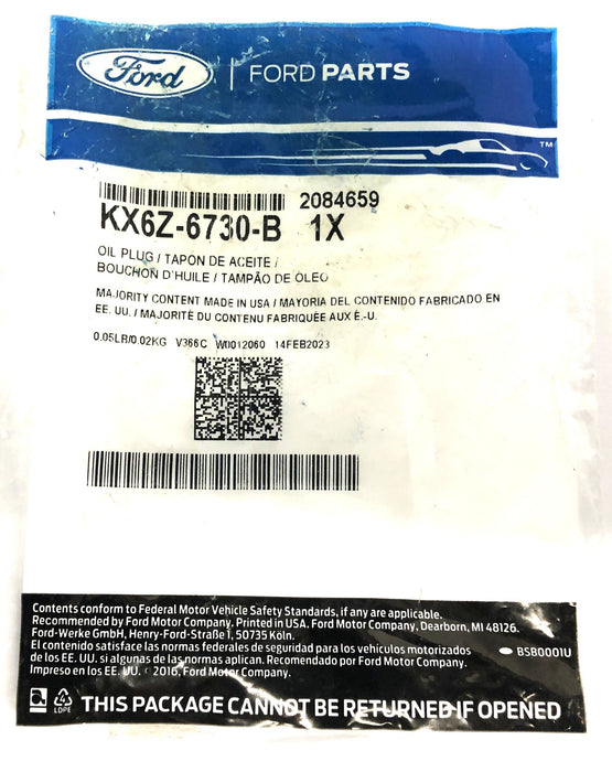 Ford OEM Oil Plug KX6Z-6730-B [Lot of 3] NOS