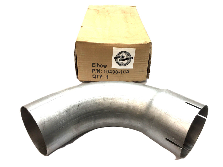 Power Products 4" Aluminized 90° Exhaust Elbow 10490-10A NOS