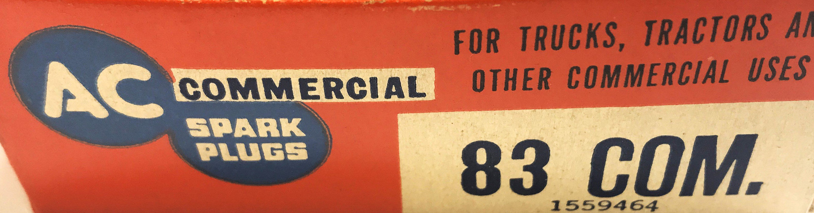 ACDelco Box of (8) Spark Plugs 83COM (1559464) Vintage NOS