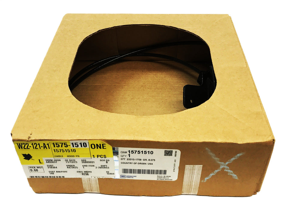 GM Hood OEM Release Cable 1575-1510 NOS