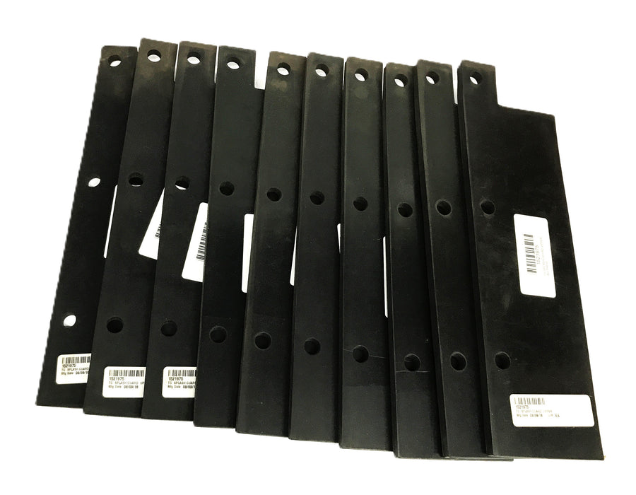 McNeilus  14-3/4 x 4 x 1/2 Rubber Splash Guard 1521975 [Lot of 10] NOS