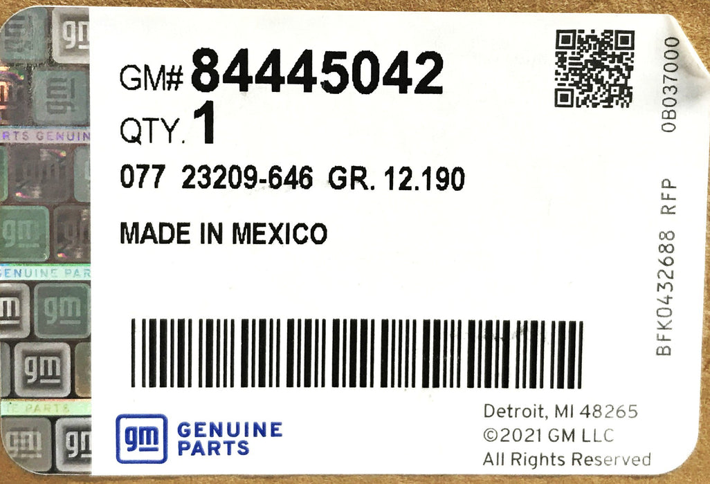 GM Side Trim Panel 84445042 NOS