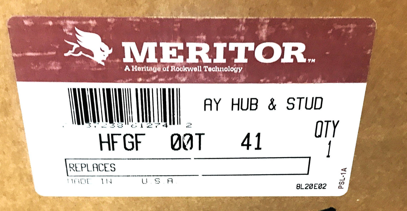 Meritor Wheel & Stud Assembly HFGF00T41 NOS