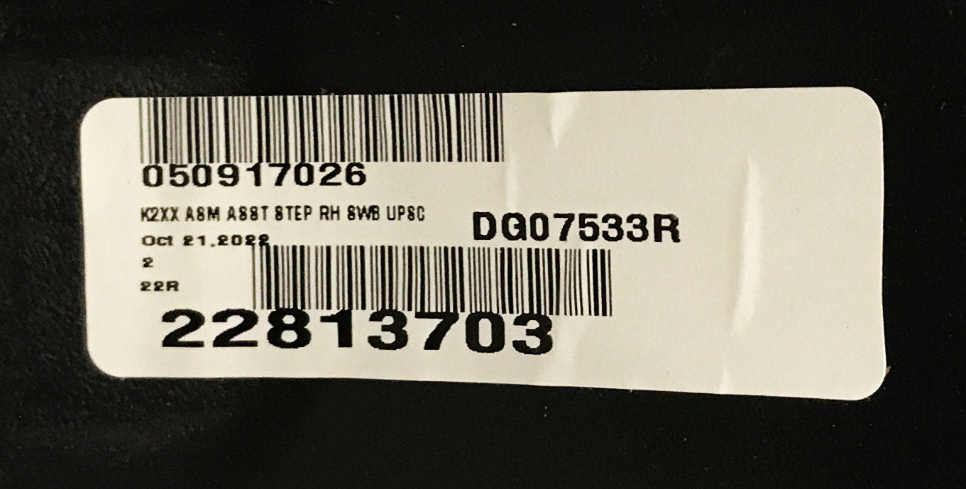 GM OEM Passenger Side Running Board 22813703 NOS