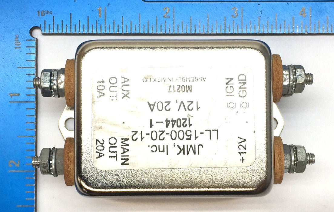 JMK 12V/20A Power Line Filter LL-1500-20-12 (12044-1) NOS