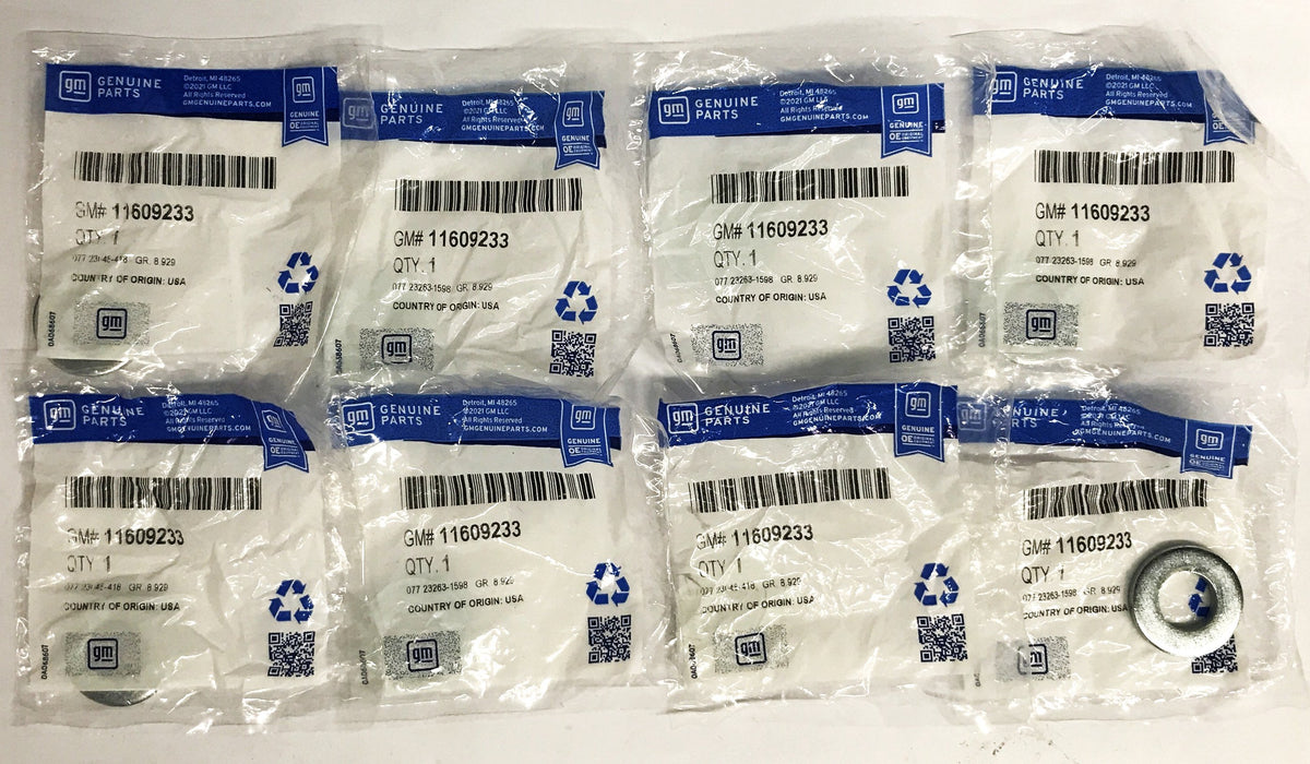 GM Leaf Spring Washer 11609233 [Lot of 8] NOS