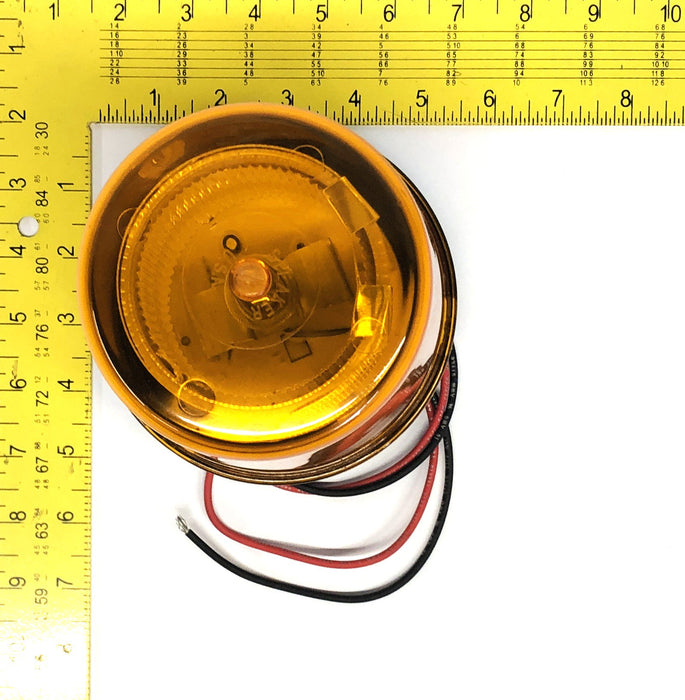 J.W. Speaker 12V Amber Light Model 541 NOS