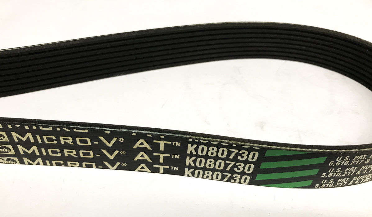 Goodyear/Gates Serpentine V-Belt 4080730/K080730 [Lot of 2] NOS