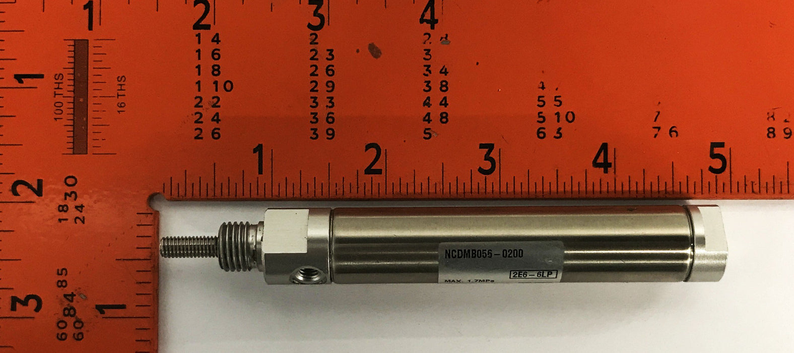 SMC Stainless Steel Pneumatic Cylinder NCDMB056-0200 NOS
