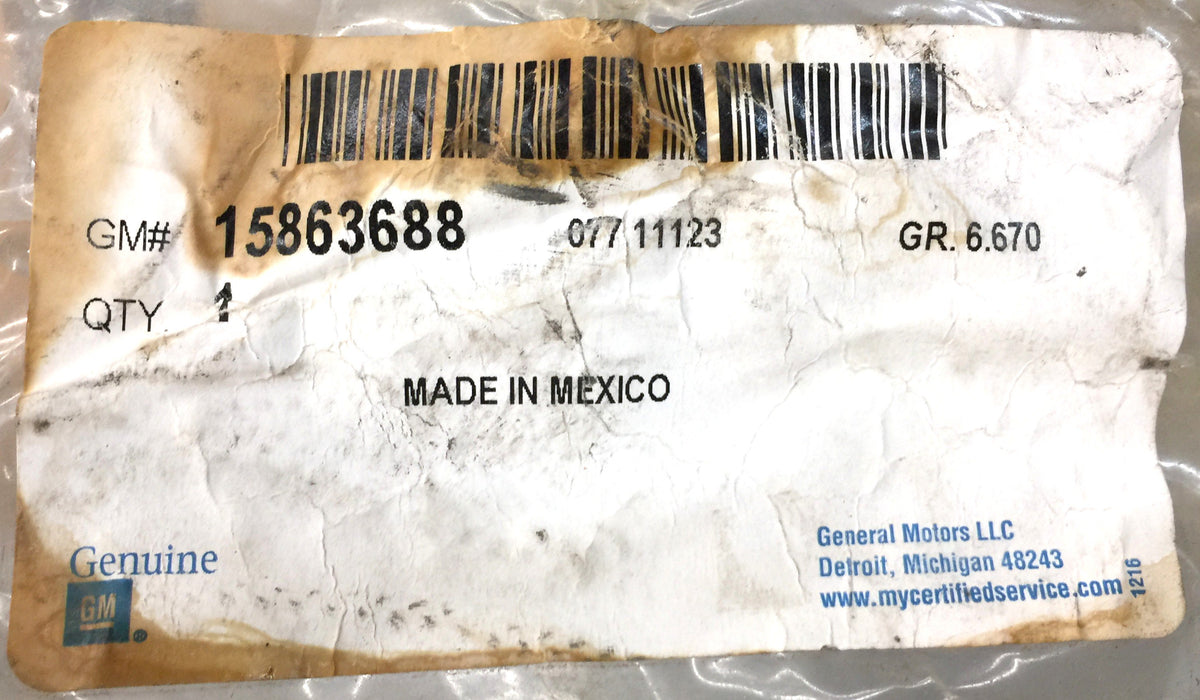 General Motors Power Steering Gear Hose 15863688 NOS