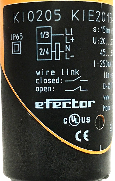 IFM Efector Threaded Capacitive Proximity Sensor K10205 NOS