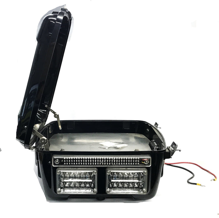 Harley-Davidson Tour-Pak Radio Box with Whelen LED Light Assembly USED