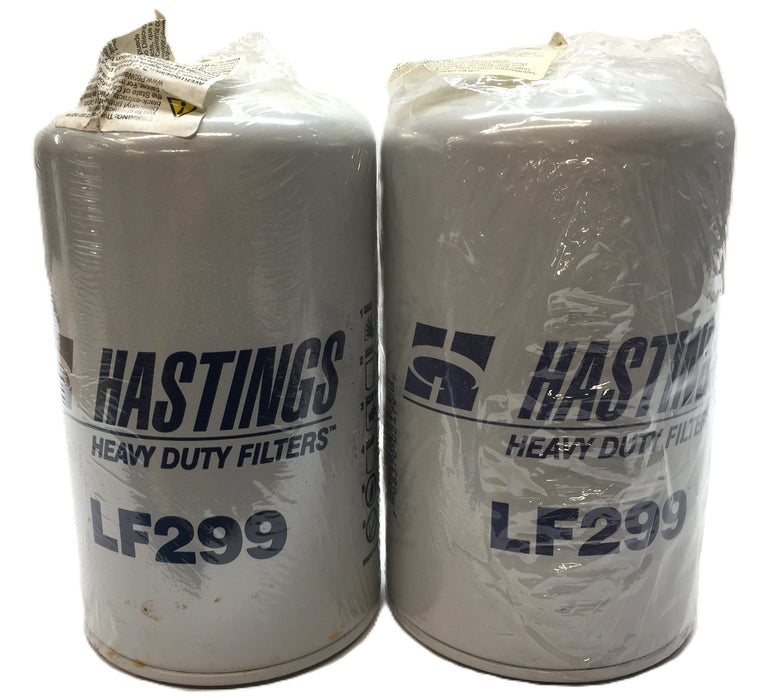 Hastings Heavy Duty Oil Filters LF299 [Lot of 2] NOS