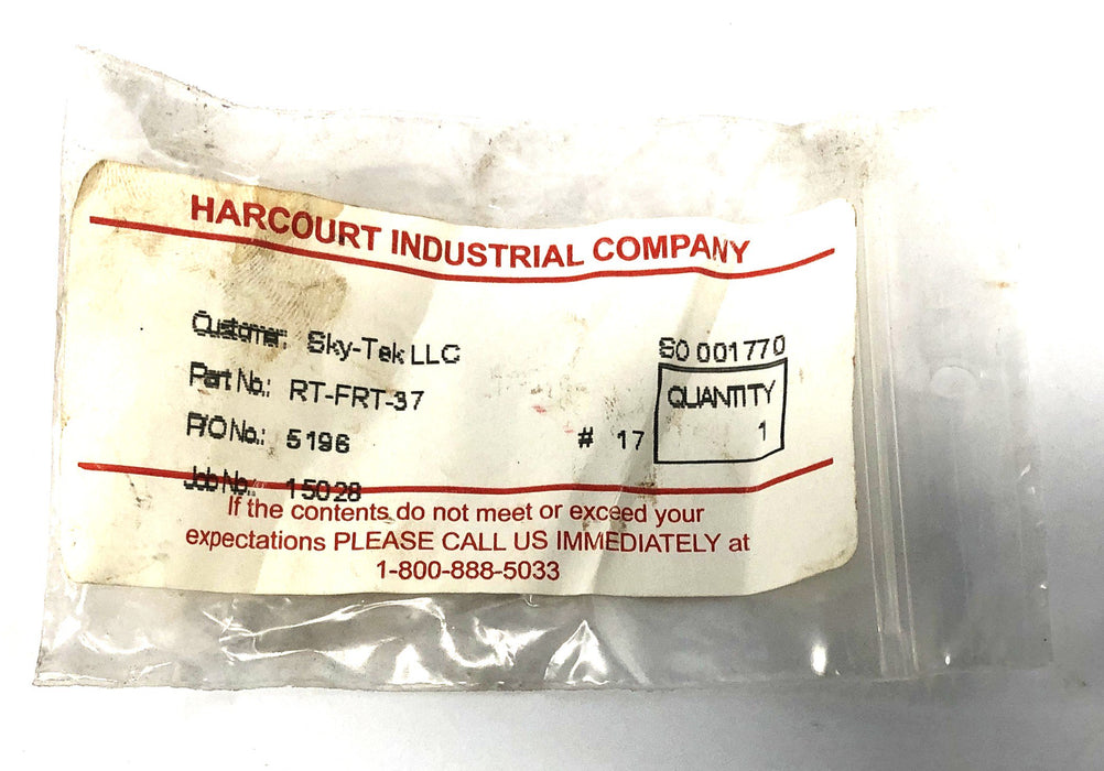 Harcourt Industries Hand-Retractable Spring Plunger With T-Handle RT-FRT-37 NOS