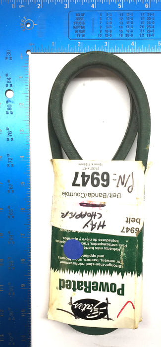 Gates PowerRated 21/32" x 47" V-Belt 6947 [Lot of 2] NOS