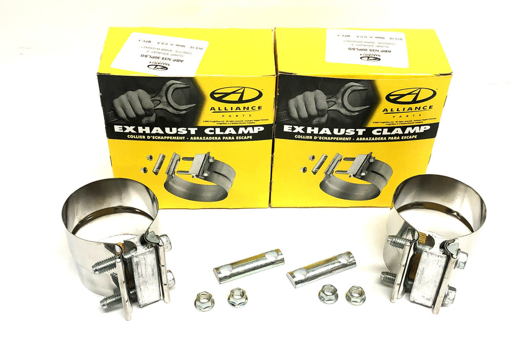 Alliance 3 Inch Torctite Exhaust Clamp With Gasket ABP N35 30PLSG [Lot of 2] NOS