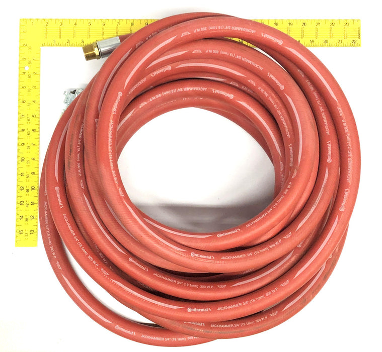 Continental Jack Hammer 50 Foot Pneumatic Hose 300WP 3/4 Inch (012323A) NOS