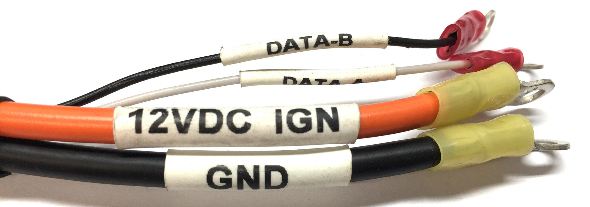 Control Cable,Inc. 12VDC Aux. Power Wiring Harness with Nylon Sleeve 140302-96 Rev.F NOS