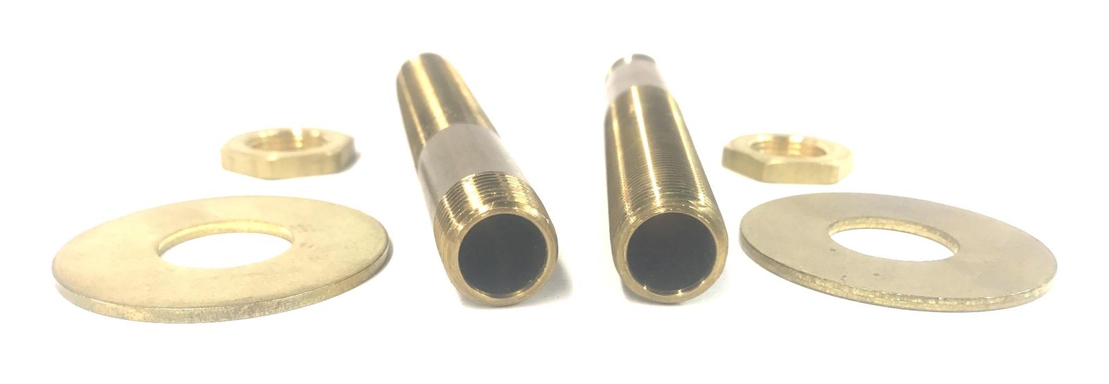T&S Supply Nipple Unit & Lock Nut BL-5500-10 [Lot of 2] NOS