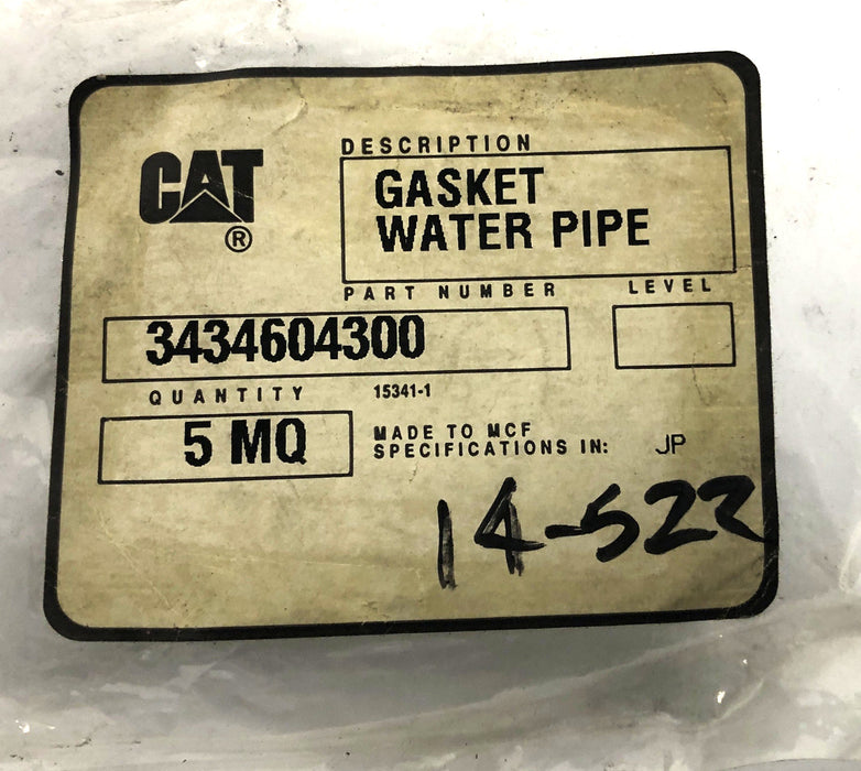 CAT Water Pipe Gasket 3434604300 [Lot of 4] NOS