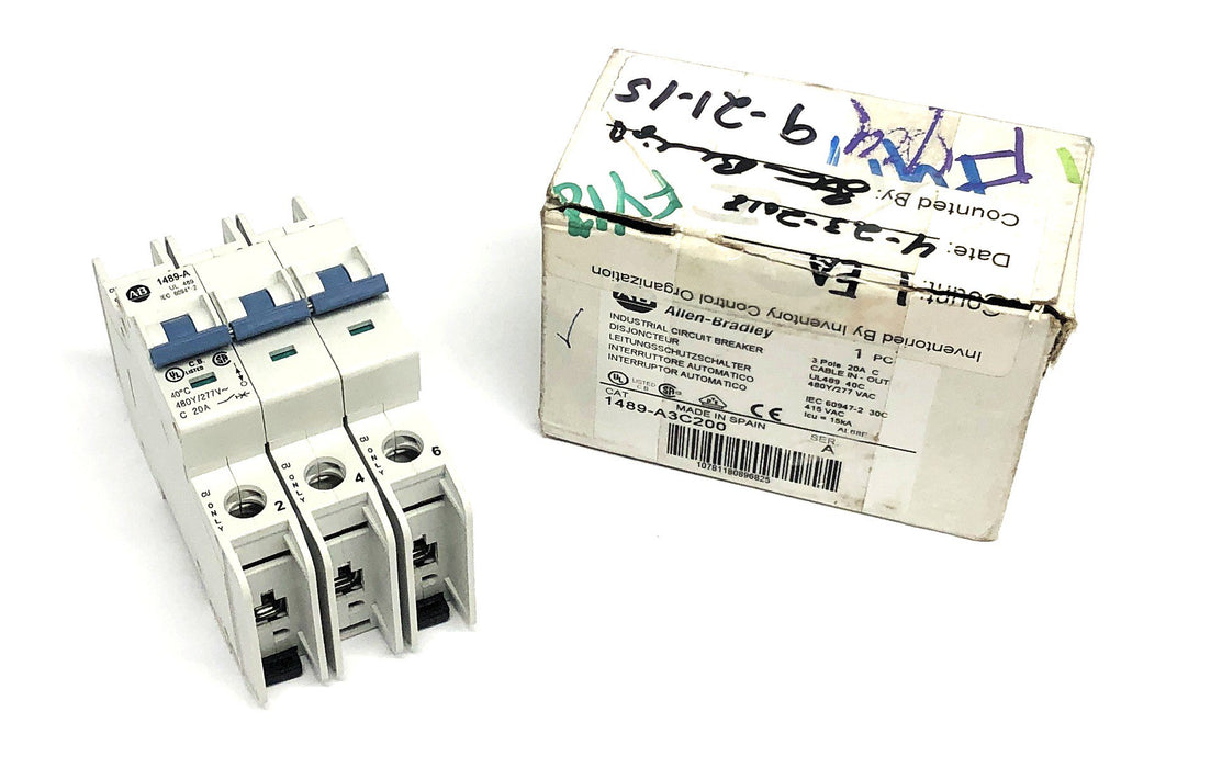 Allen-Bradley Industrial Circuit Breaker 1489-A3C200 NOS