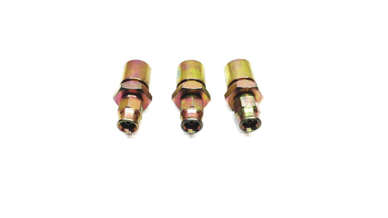 Unbranded Hose Fitting 1-5/16 Inch OAL [Lot of 3] NOS