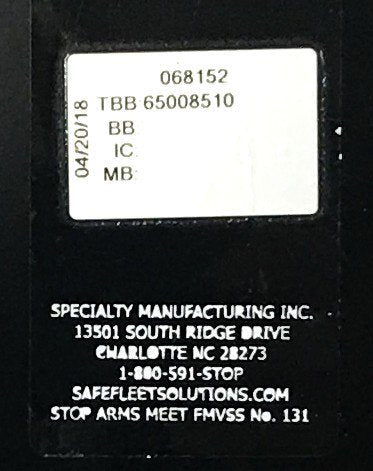 SMI Plastic Crossing Arm with Metal Mounting Bracket SMI68512 NOS