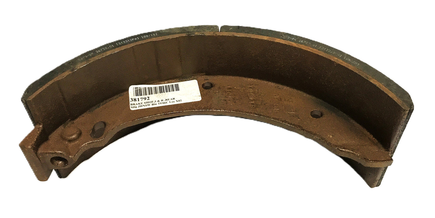 Global-Johnston Brake Shoe Assembly Common 381792 NOS