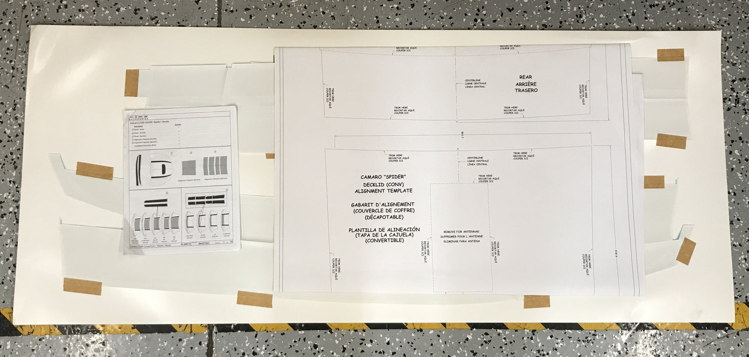 GM Trim Hood Spider Strip 84356661 NOS