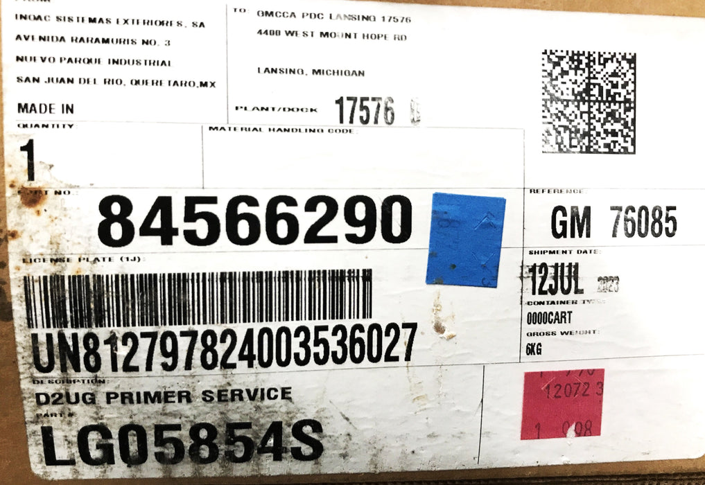 GM Rear Wing Spoiler 84566290 NOS