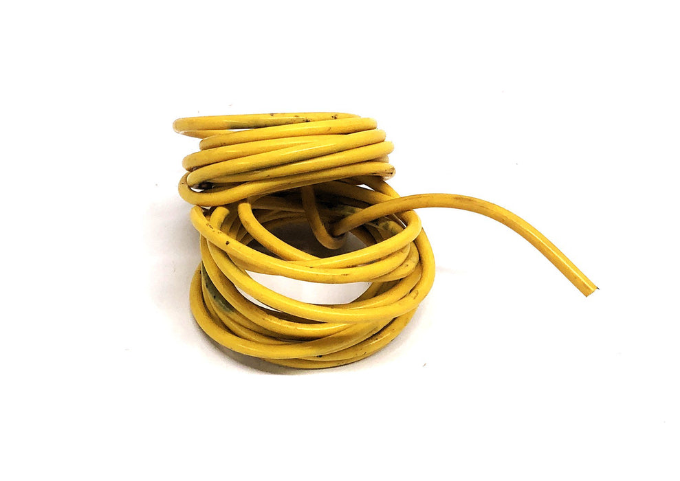 Shingle Belting 3/16" Yellow Hollow Rounthane 15' Tubing Roll NOS