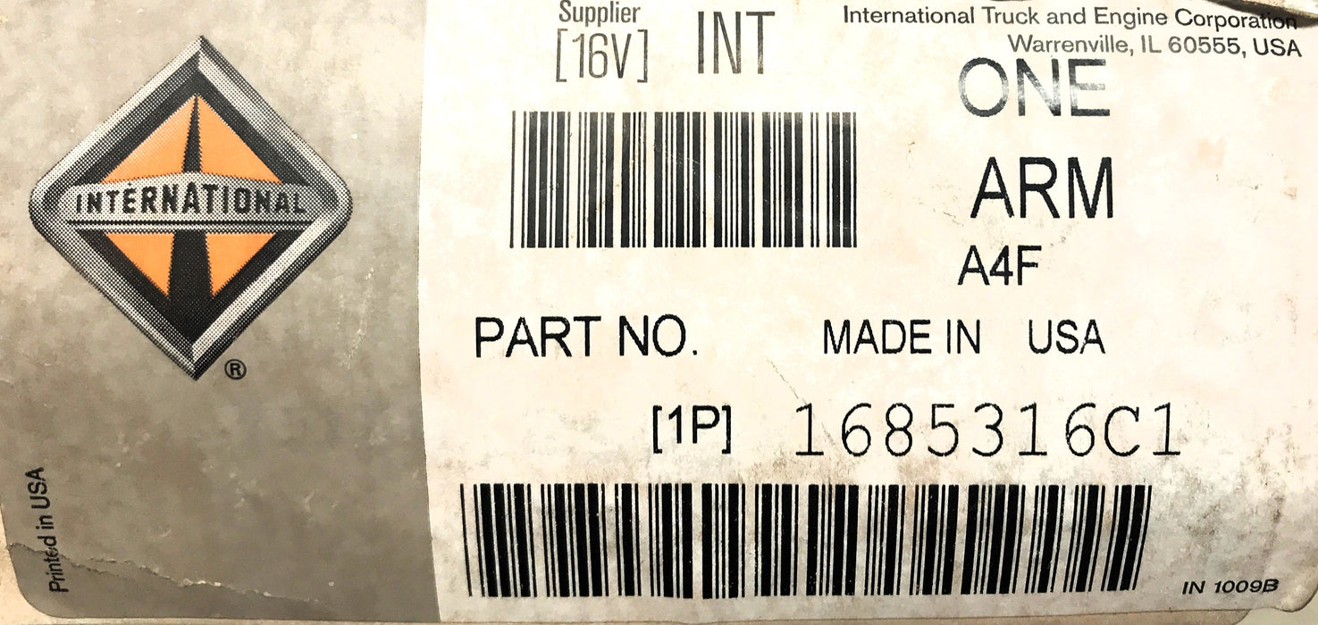 International Rear View Mirror Support Arm 1685316C1 NOS
